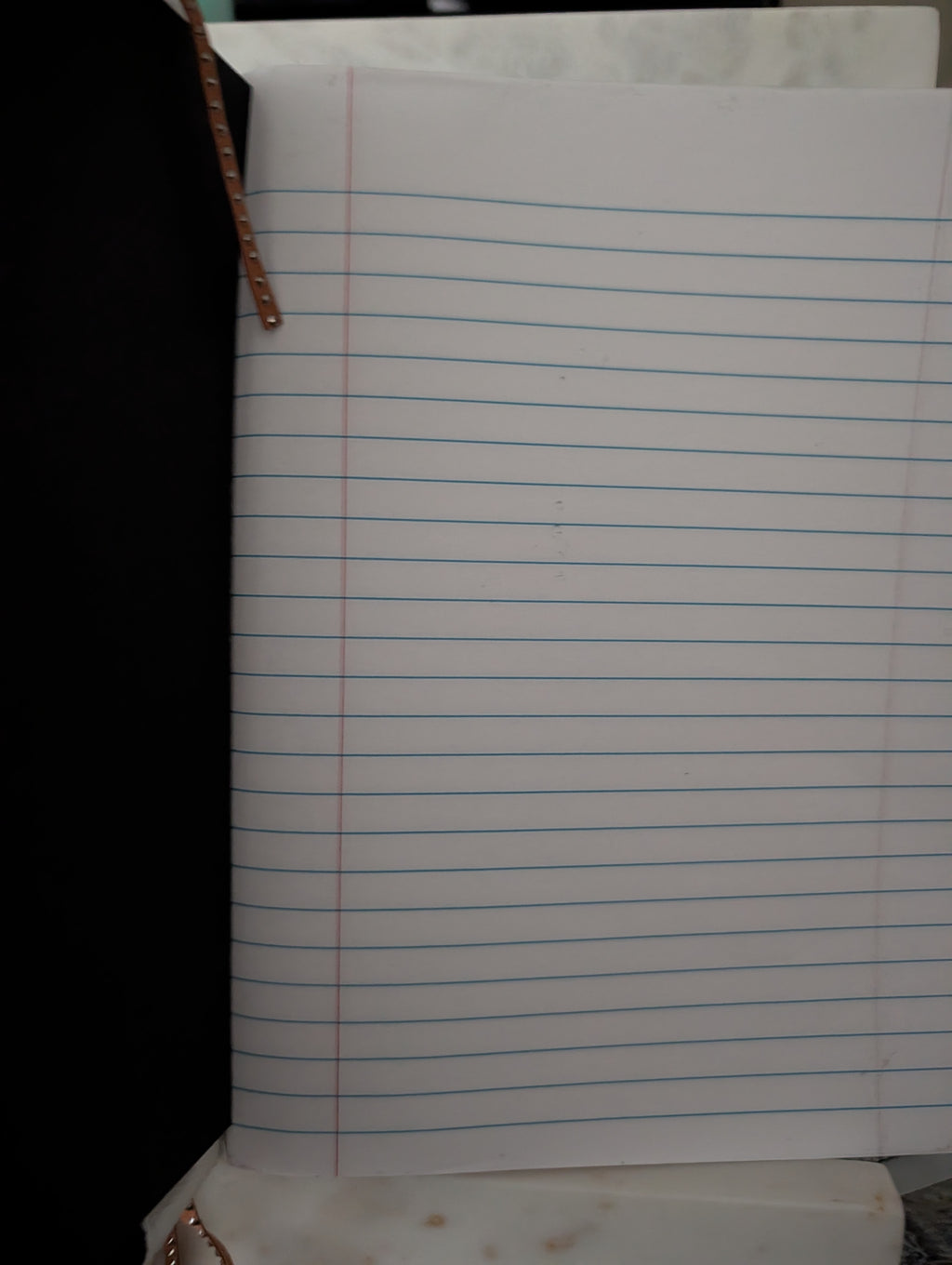 Covered notebook or composition book