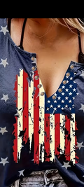 American flag tank