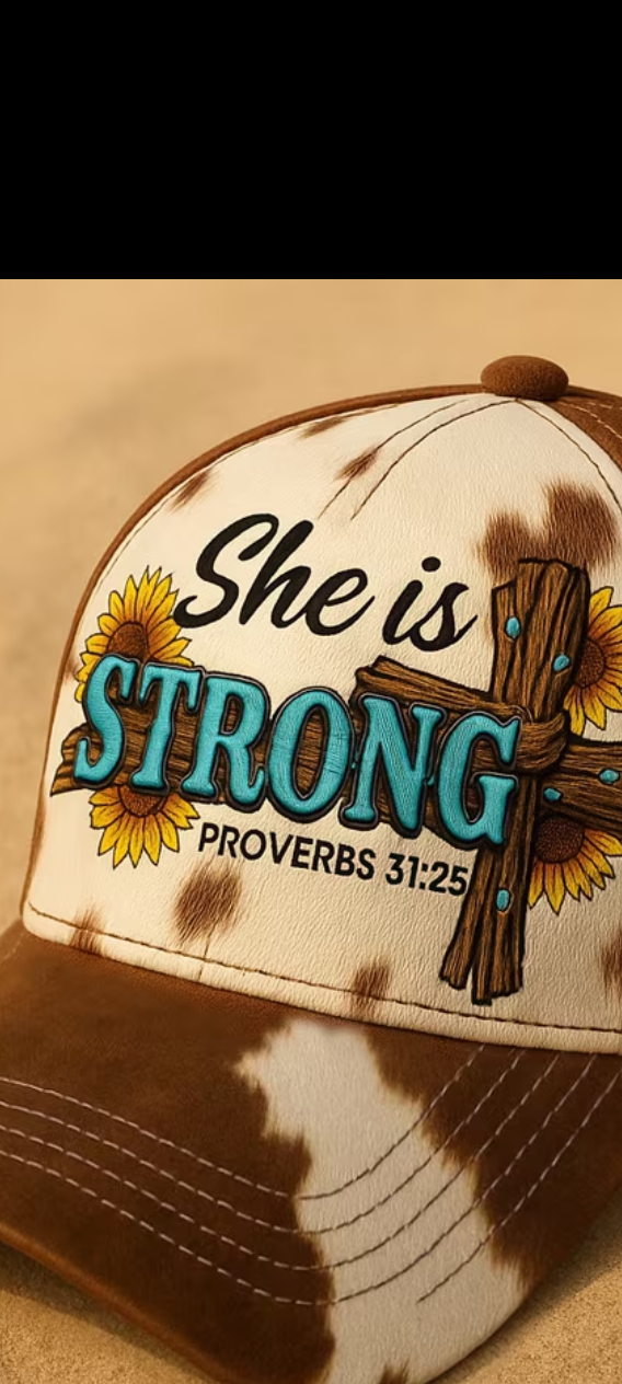 She is Strong trucker hat
